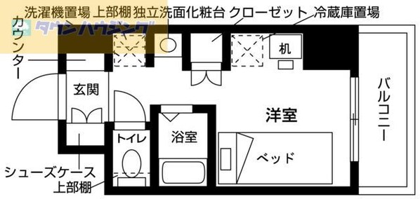 バウスクロス西船橋の物件間取画像